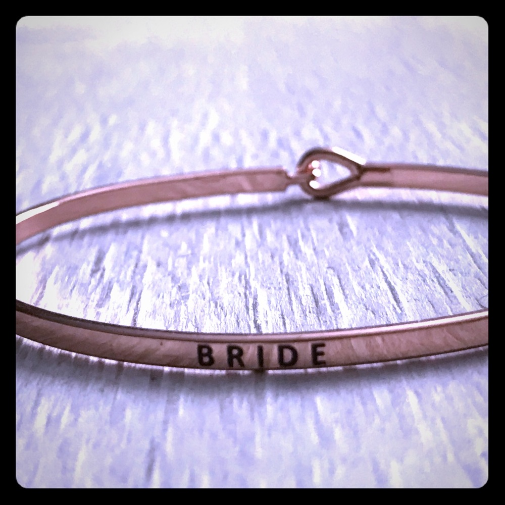 “BRIDE” ROSE GOLD BRACELET